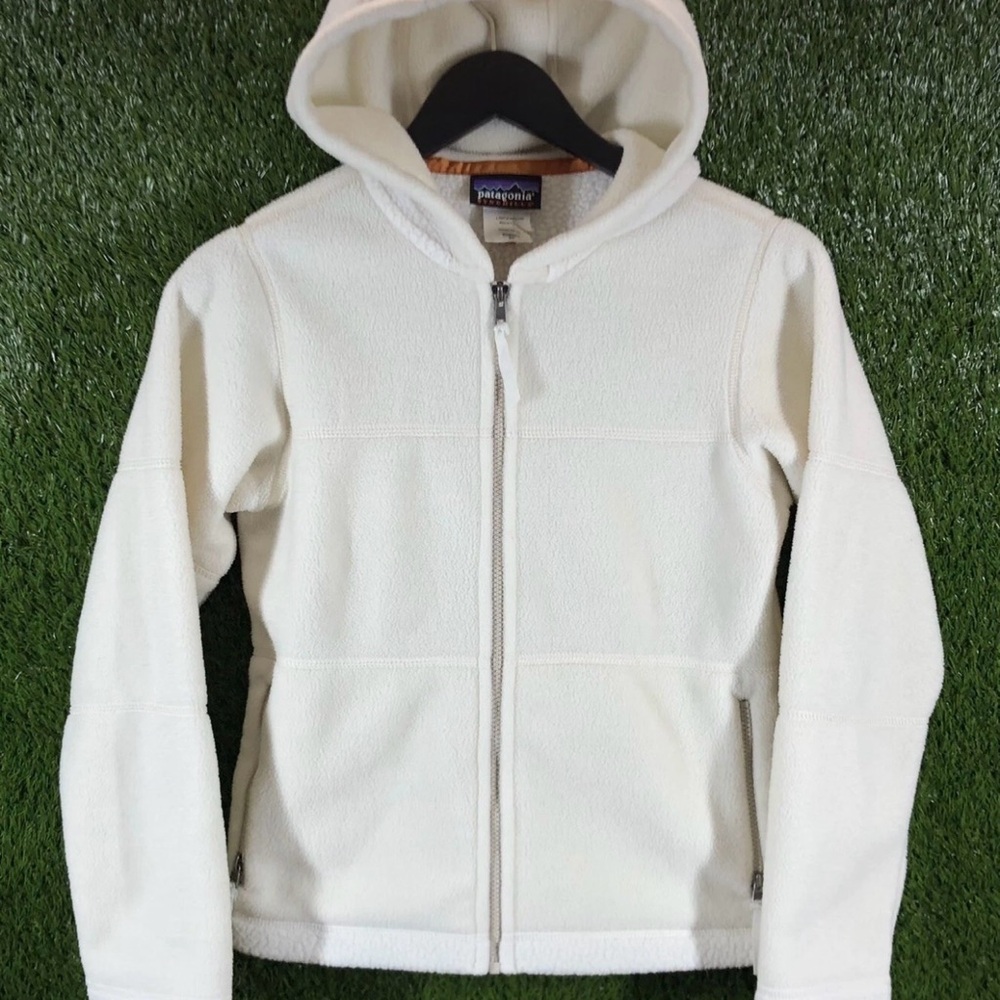 Patagonia Cream Fleece Hoodie